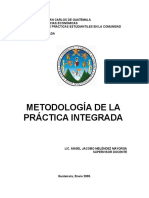 Metodlogia Practica Integrada USAC