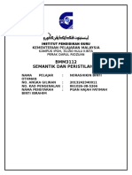 BMM3112 Semantik Dan Peristilahan: Kementerian Pelajaran Malaysia