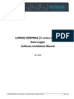 Lorenz Datalogger Software Installation Maual