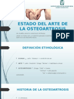 Estado Del Arte de La Osteoartrosis