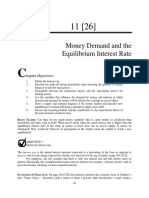 Money Demand and Equilibrium Rates