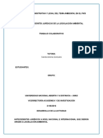 Consolidado - Act - I - Antecedentes Jurídicos de La Legislación Ambiental