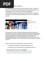 Spencer Murray Letter to Michelle  Landry MP, 