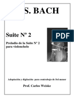 Bach - Suite No.2 Contrabajo (Ed.rabbath)