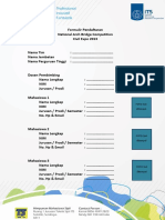 Formulir Lomba Jembatan