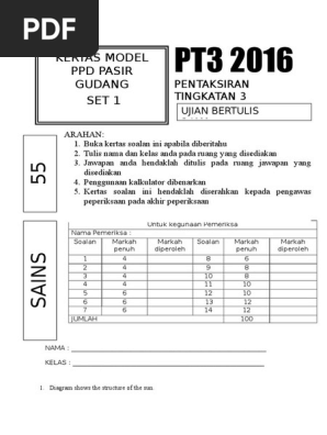 Modul Soalan Sains Pt3 Set 1 Pdf