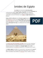 Las Piramides de Egipto