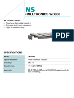 7MH7185 Siemens Milltronics WD600 Belt Scale