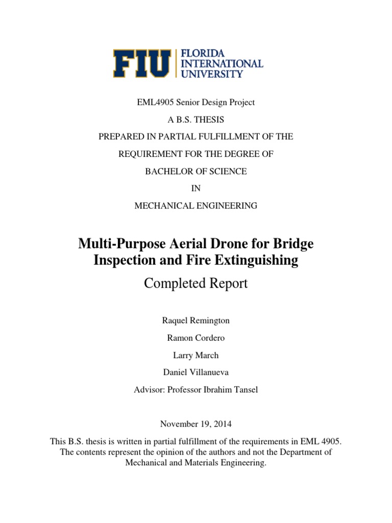 Autonomous drone project report pdf picture