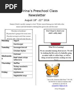 Parent Newsletter
