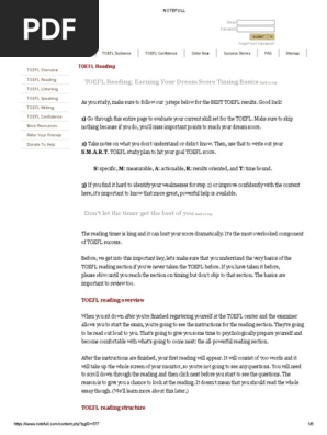 1 Reading Overview