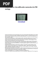 Download decodificador motorola dcx700 by Valerie Stephens SN318800830 doc pdf