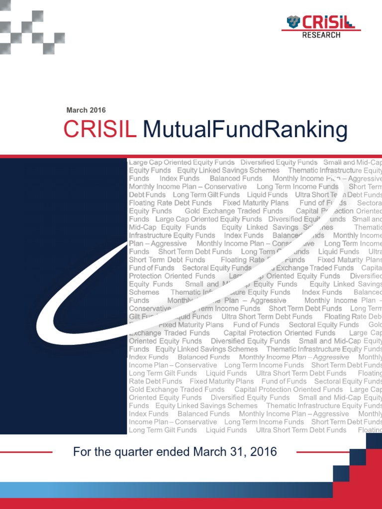 CRISIL Mutual Fund Ranking Booklet Mar2016 PDF PDF