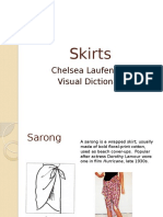 Skirts Visual Dictionary