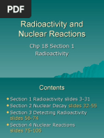 C18-Radioactivity and Nuclear Reactions