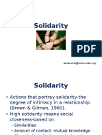 SKBE2063 Week 9 - Solidarity