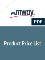 Amway Product Price List India