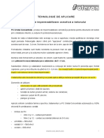 Procedura Impermeabilizare PDF