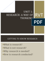 Research: Way of Thinkging