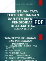 Aturan Keuangan Dan Pembiayaan Pendidikan