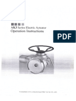 AK3 Series Electric Actuator Operation Instructions PDF