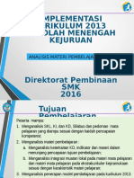 Analisis Materi Pembelajaran