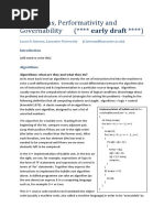 Algorithms, Performativity and Governability - Introna