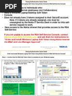 SecurID - QuickGuide - Windows Laptop Soft Token