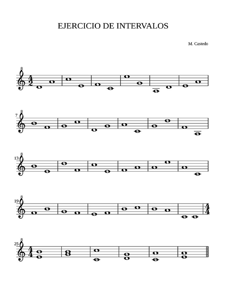 Ejercicio De Intervalos