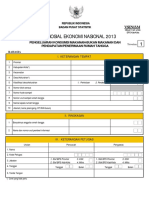 Susenas 2013 M 2