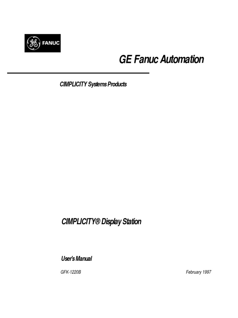 Cimplicity Display Station Microsoft Windows Device Driver - 