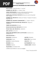 Informe Del Coordinador. Ppe.2016