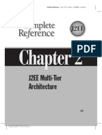 J2EE Multi-Tier Architecture