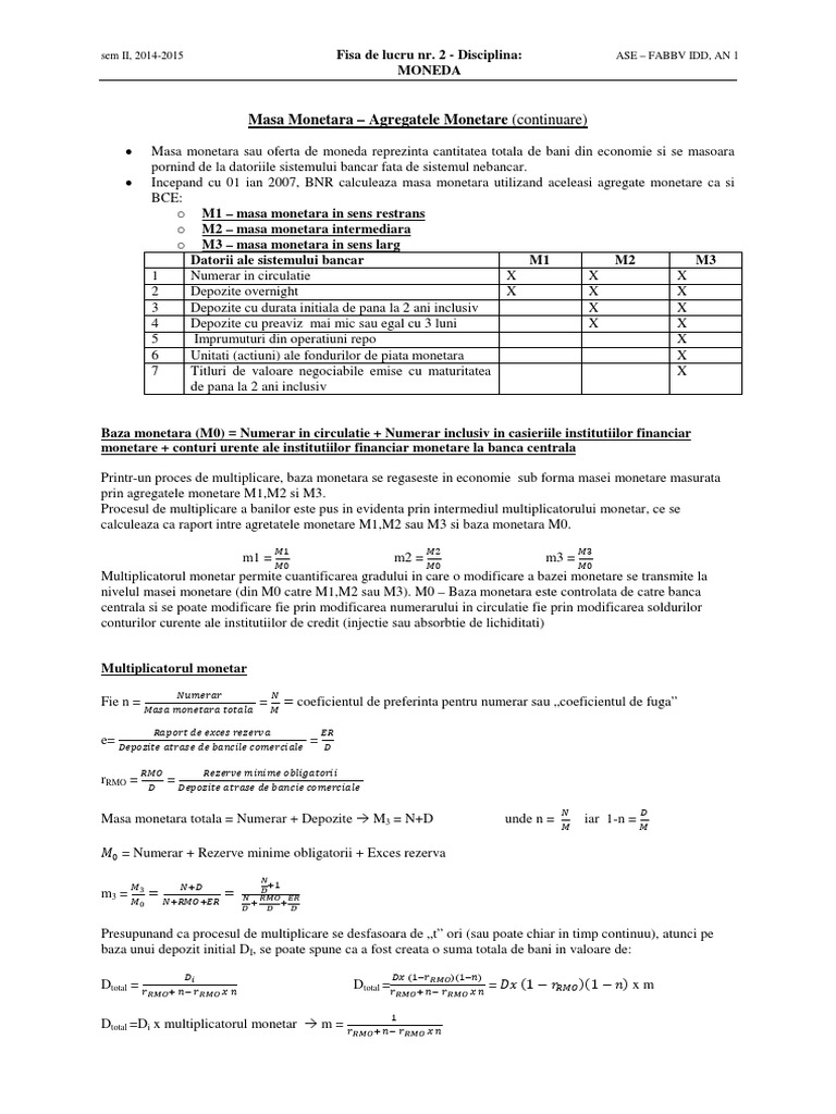 Fisa 2 | PDF