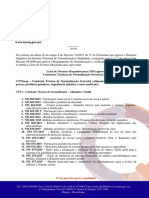 Lista de Normas Moçambicanas Homologadas em 2015 PDF