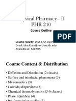 Introduction To Physical Pharmacy II