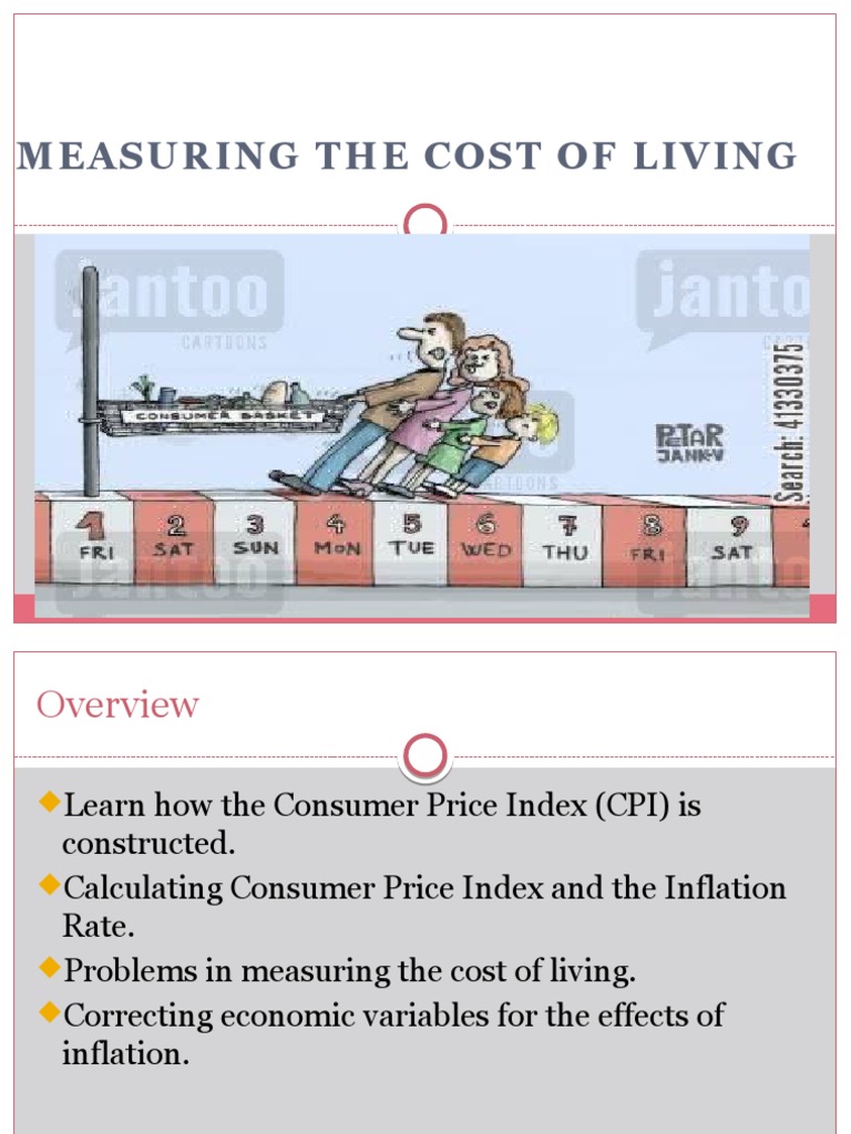 Measuring The Cost Of Living Pdf Consumer Price Index Real Versus