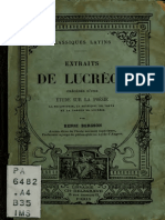 Bergson Sobre Lucrecio Extractos Curso 1883_FR