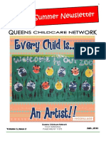 July, 2016 Volume 3, Issue 2: Queens Childcare Network