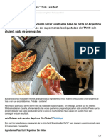 Modoglutenfree.com-Pizza Fácil Argentina Sin Gluten