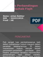 Tugas Perbandingan Mazhab Fiqih