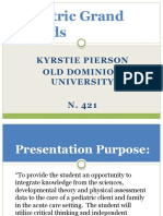 Pediatric Grand Rounds: Kyrstie Pierson Old Dominion University N. 421