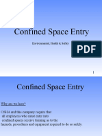 Confined space entry Permit