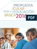 Propuesta Curricular para La Educación Básica 2016