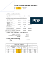 Calculo de Red de Alcantarilla