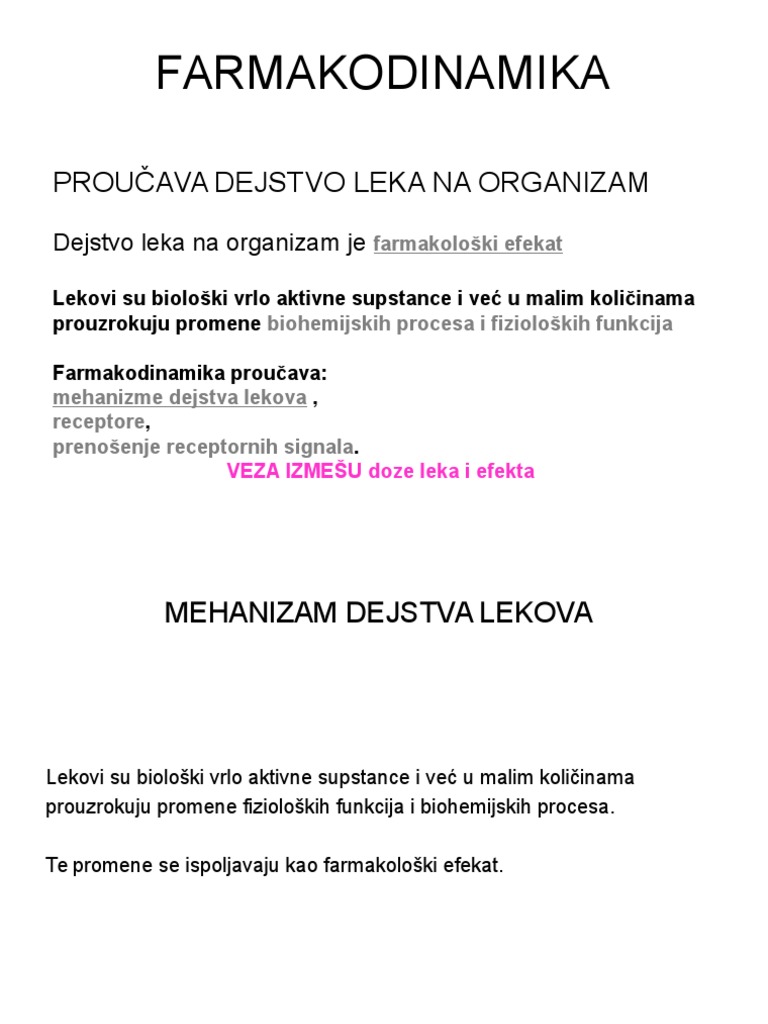 FARMAKODINAMIKA | PDF