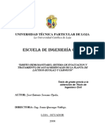 Diseño hidrosanitario y tratamiento de aguas residuales industriales planta lácteos y cárnicos