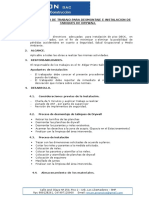 Procedimiento de Trabajo Drywall PDF