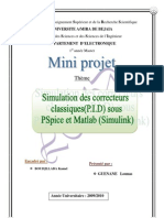 Simulation Des Correcteurs PID