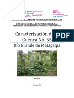 Caracterización de la Cuenca No. 55 Río Grande de Matagalpa